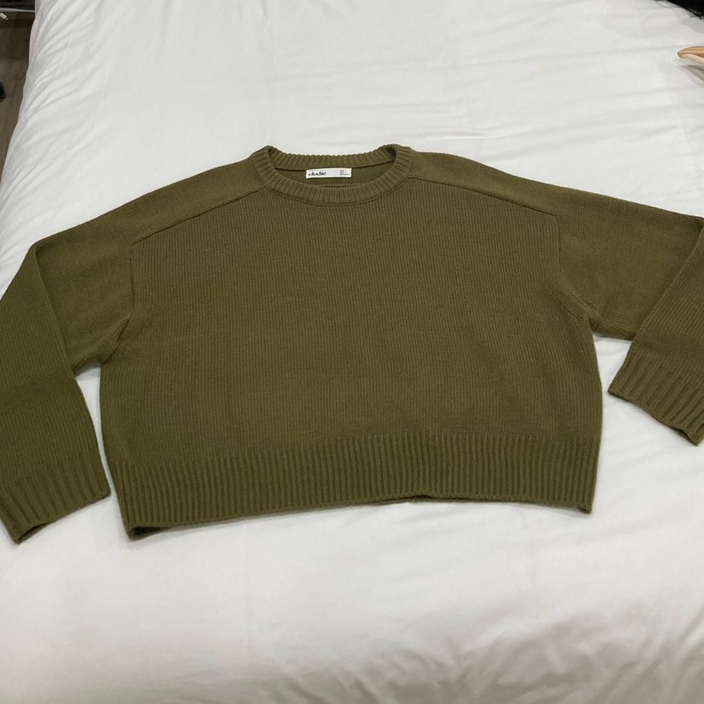 Green sweater